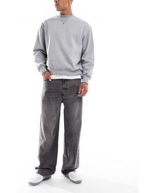 Calvin Klein – weite -jeans - Grau