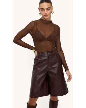 Loavies Hold The Haze Of Autumn Short - Brown