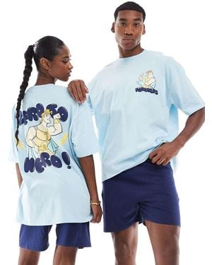 ASOS Disney Pyjamas Set With Hercules Prints - Blue