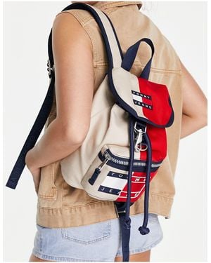 Tommy Hilfiger Heritage Spliced Backpack - Red
