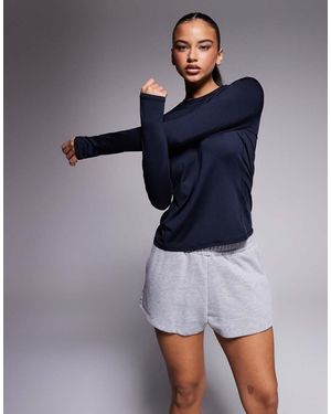 4505 Icon Active Quick Dry Long Sleeve Running Top - Blue