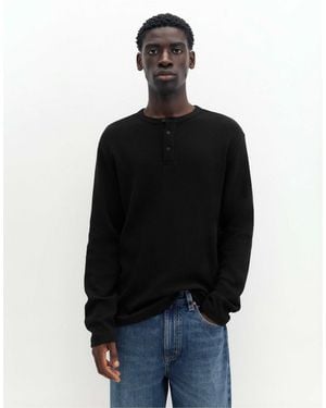 Pull&Bear Langärmliges t-shirt - Schwarz