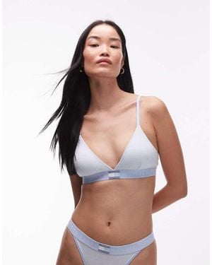 Tommy Hilfiger Heritage Triangle Bra - White