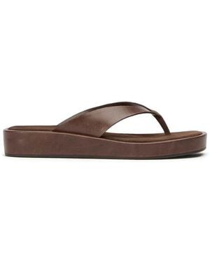 Tony Bianco Kyra Toe Thong Sandals - Brown