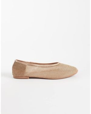 Cotton On Tylah Mesh Ballet Pump - Natural