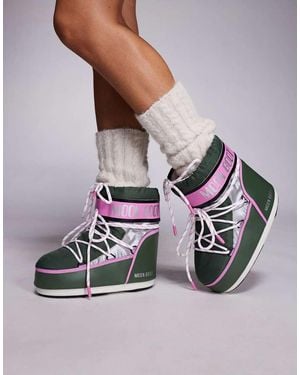 Moon Boot Moonboot Icon Low Space Racing Snow Boot - Grey