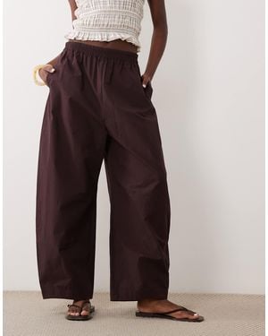 ARKET Pure Cotton Pull On Pants - Brown