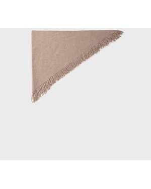Stradivarius Fringed Cape Scarf - White
