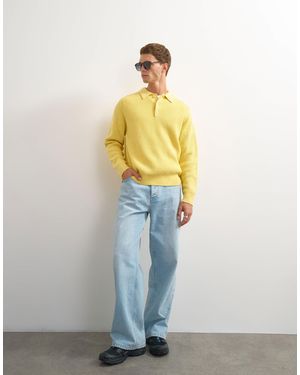 TOPMAN Classic Fit Knitted Polo - White