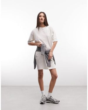 The North Face Evolution Simple Dome Logo T-shirt Dress - White
