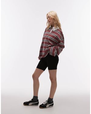 Topshop Unique Basic legging Shorts - Black