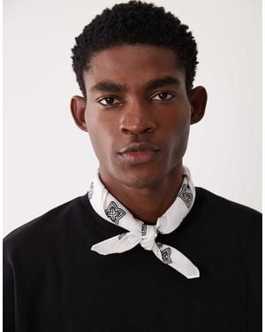 ASOS Paisley Cotton Bandana - Black