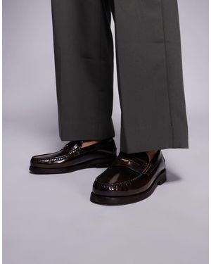 Walk London Dalston Penny Loafers - Black
