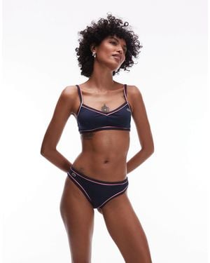 Lacoste – bikinioberteil - Weiß