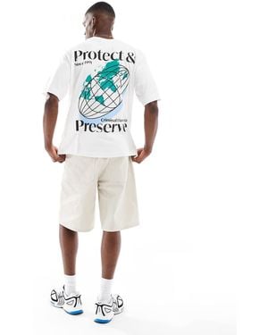 Criminal Damage Protect Tshirt - White