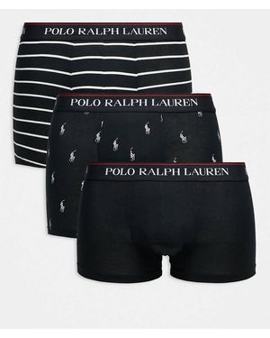 Polo Ralph Lauren 3 Pack Trunks - Black