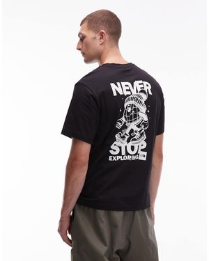The North Face – nse global – oversize-t-shirt - Schwarz