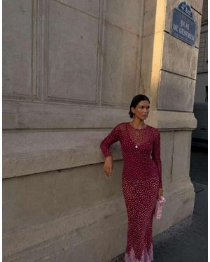 Never Fully Dressed Top A Maniche Lunghe - Grigio