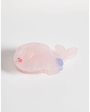 Pieces Whale Hair Claw - Pink