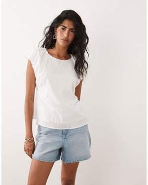 Jdy Open Back Fitted Top - White