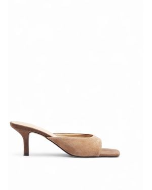 NA-KD – mules aus wildleder - Natur