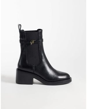 Steve Madden Charity mittelhohe stiefeletten aus em leder - Schwarz