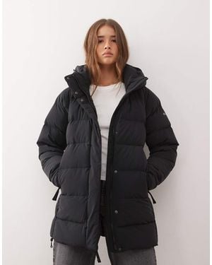 Columbia Amaze Puff Mid Hooded Puffer Coat - Black
