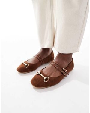 New Look Snaffle Ballet Flat - Natural