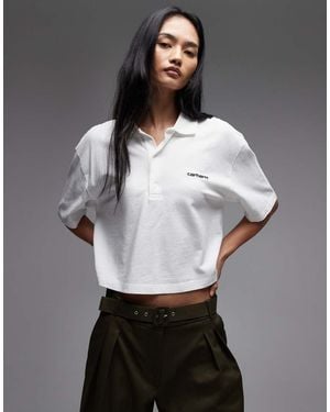 Carhartt Script Polo - Grey