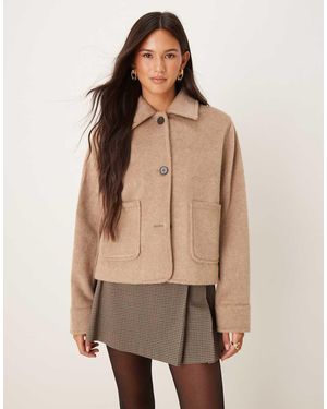 Glamorous Jack Met Knoopsluiting - Naturel