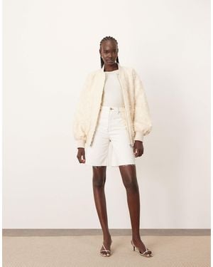 ARRANGE Wilson Denim Slouchy Short - Natural
