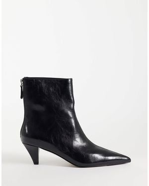 ASOS Rivelle Cone Heel Ankle Boots - Black