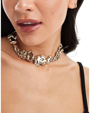 Kaiia Chunky Molten Necklace - Natural