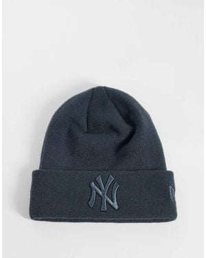KTZ Ny Yankees Ton-Sur-Ton Logo Muts Met Omslag - Blauw