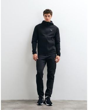 PUMA Tech Elevated Slim Full-Zip Hoodie - Blue