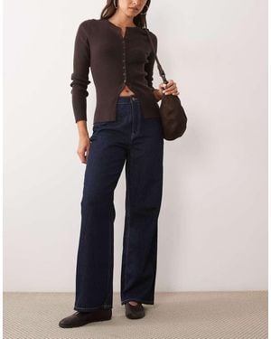 New Look Adalae Wide Leg Jean - Blue