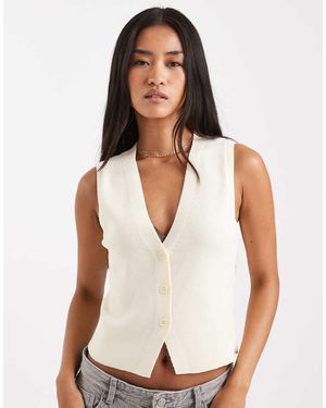 ONLY Knitted Vest - White