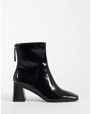 ASOS Rafe Block Heel Ankle Boots - Black