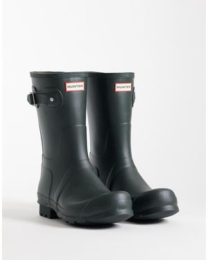 HUNTER Original Short Gumboots - Black