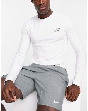 EA7 Armani Long Sleeve Top - White