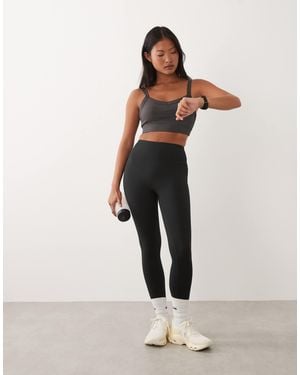 4505 Petite Icon Soft Touch High Waist Yoga Legging - Grey