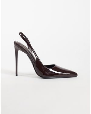 SIMMI Simmi london arabella lack-slingback-pumps mit absatz - Mettallic