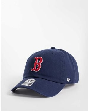'47 Boston Red Box Clean Up Cap - Blue
