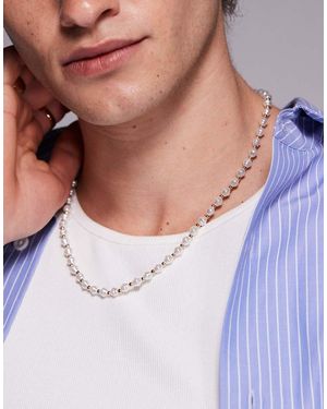 ASOS Collana Con Perle E Sfere - Bianco