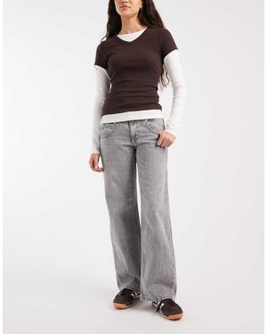 Mango Teen Straight Jean - Grey