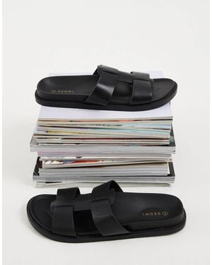 SEQWL Kidman Gladiator Style Sandals - Blue