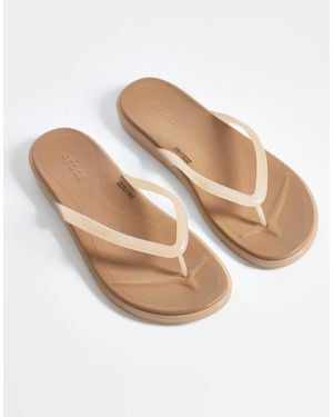 Crocs™ Miami Flip Flops - Natural