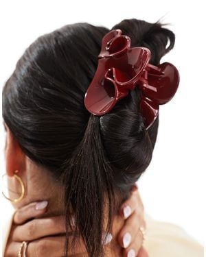 ASOS Hair Claw With Heart Design - Red