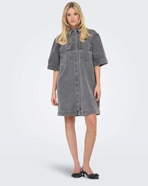 ONLY Denim Dress - Grey