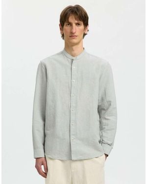 SELECTED Long Sleeved Shirt - Grey